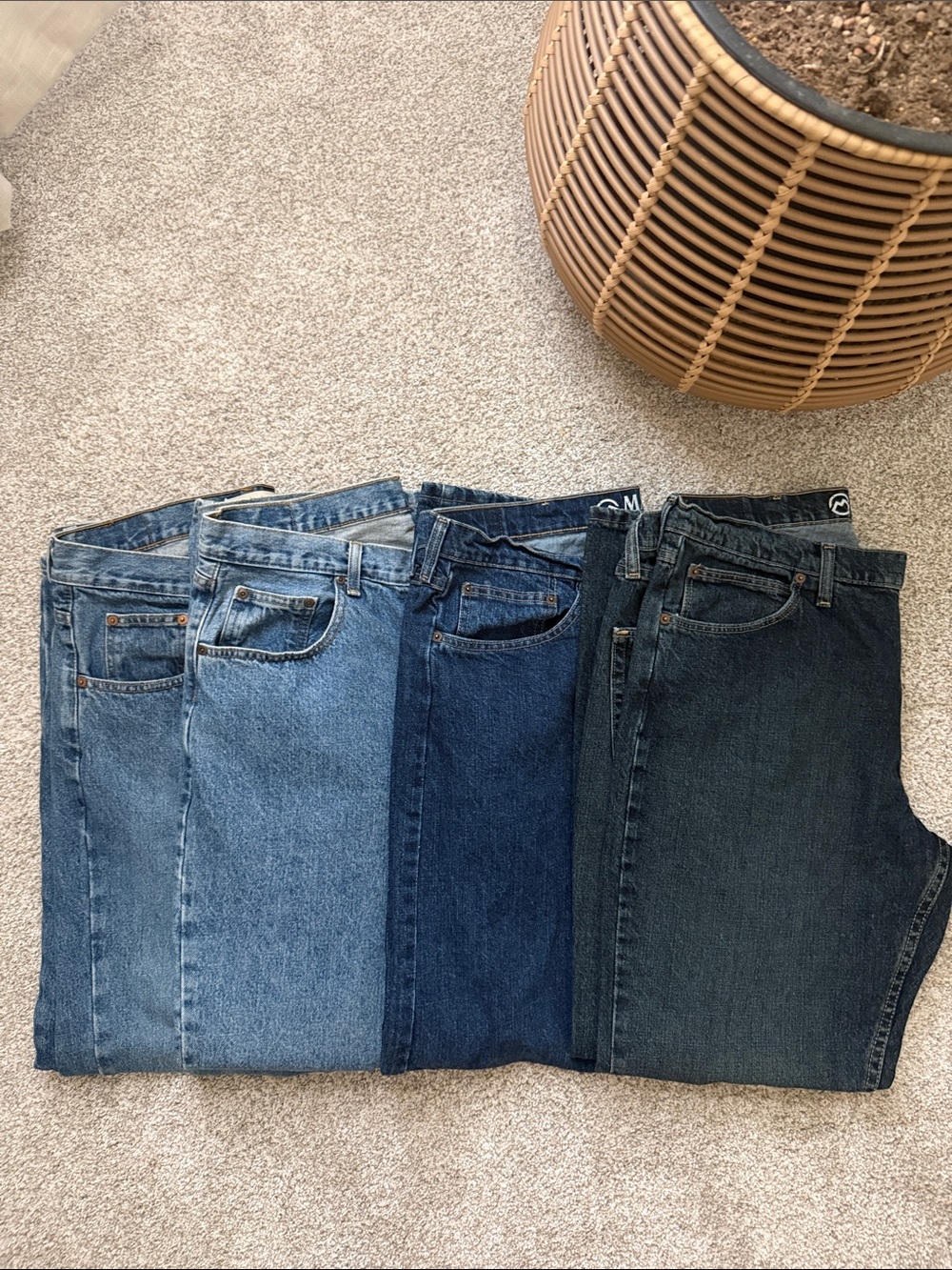 Arizona Jean Company & Magellan Outdoors  Men's Blue Denim Jeans Bundle!